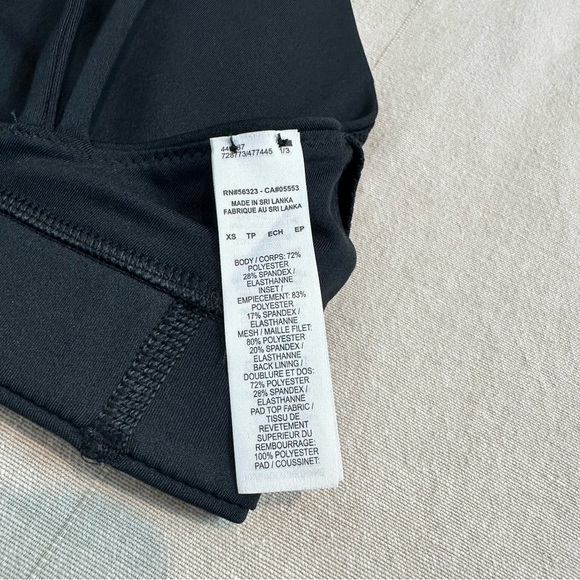 Nike Strappy Dri Fit Indy Rainbow Ladder Colorful Pride Striped Black Sports Bra - Picture 6 of 7